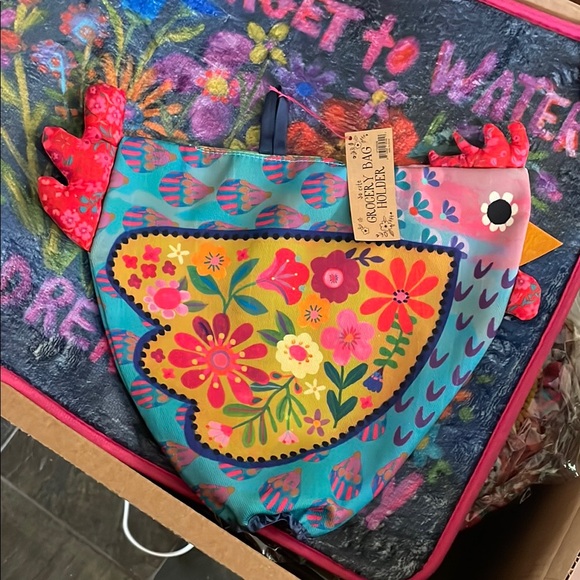 NATURAL LIFE  Plastic Bag holder Chicken Storage Bag Container  Kitchen Farm - Picture 8 of 10